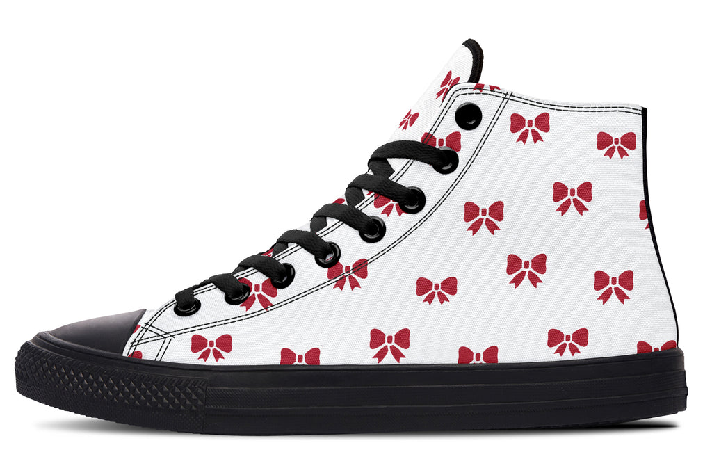 Ribbon Red on White