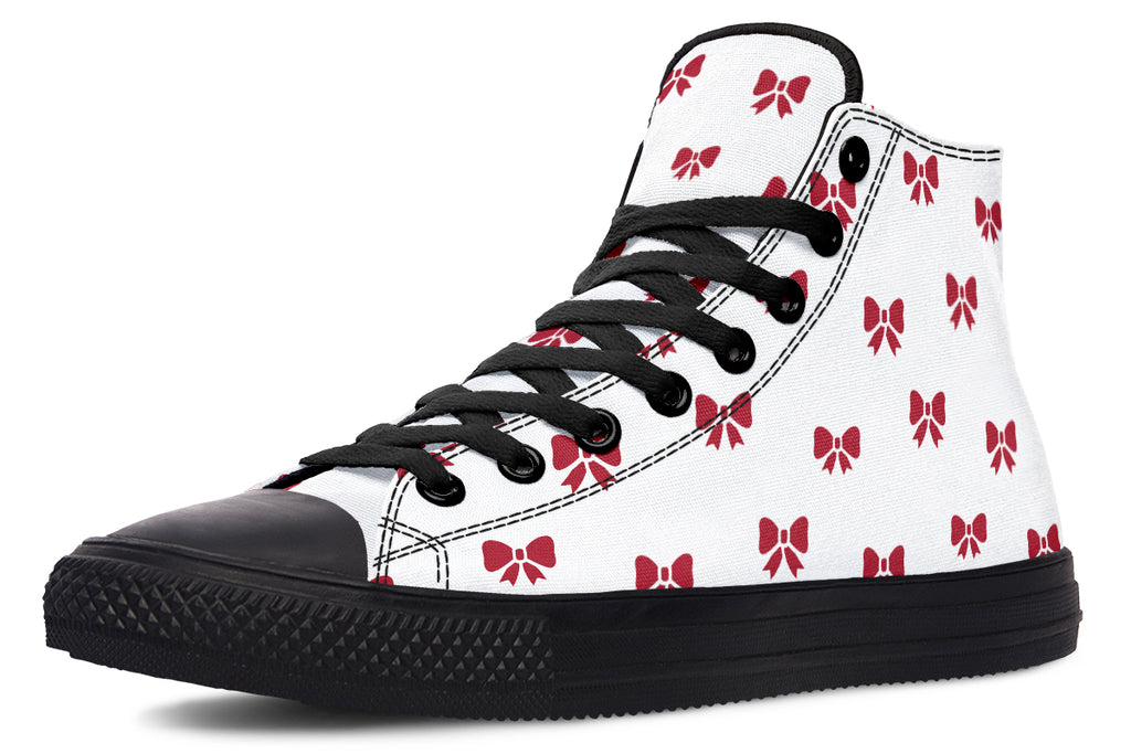 Ribbon Red on White