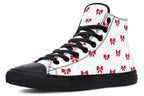 Ribbon Red on White