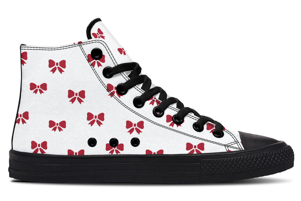 Ribbon Red on White
