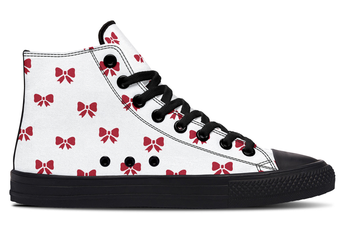 Ribbon Red on White