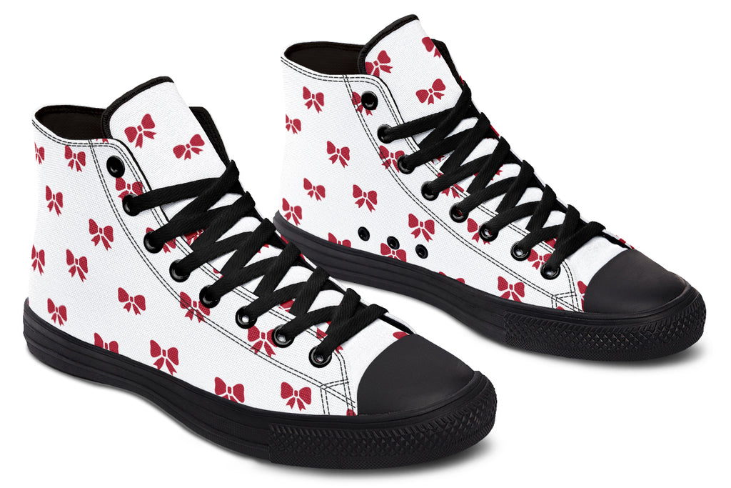 Ribbon Red on White