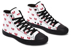 Ribbon Red on White
