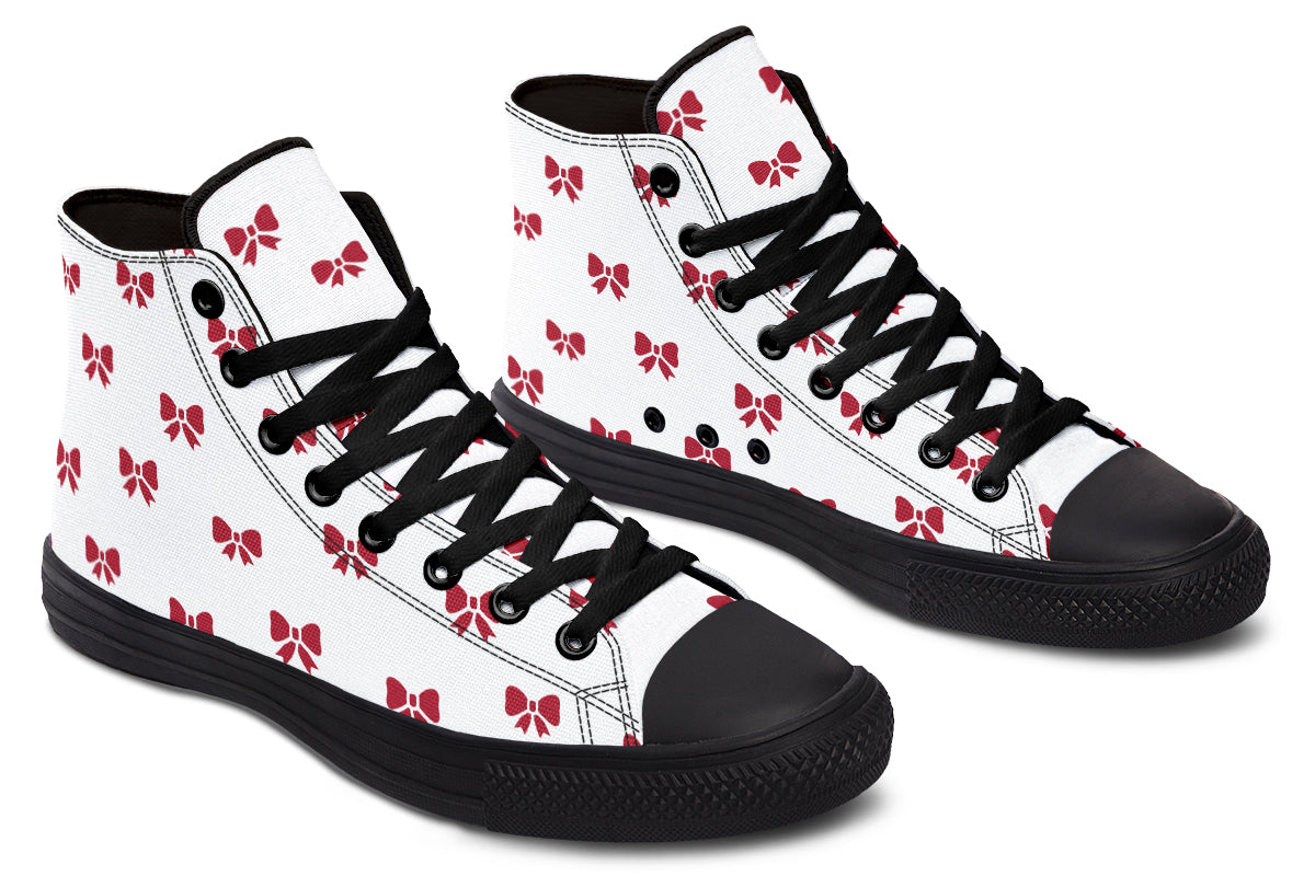 Ribbon Red on White