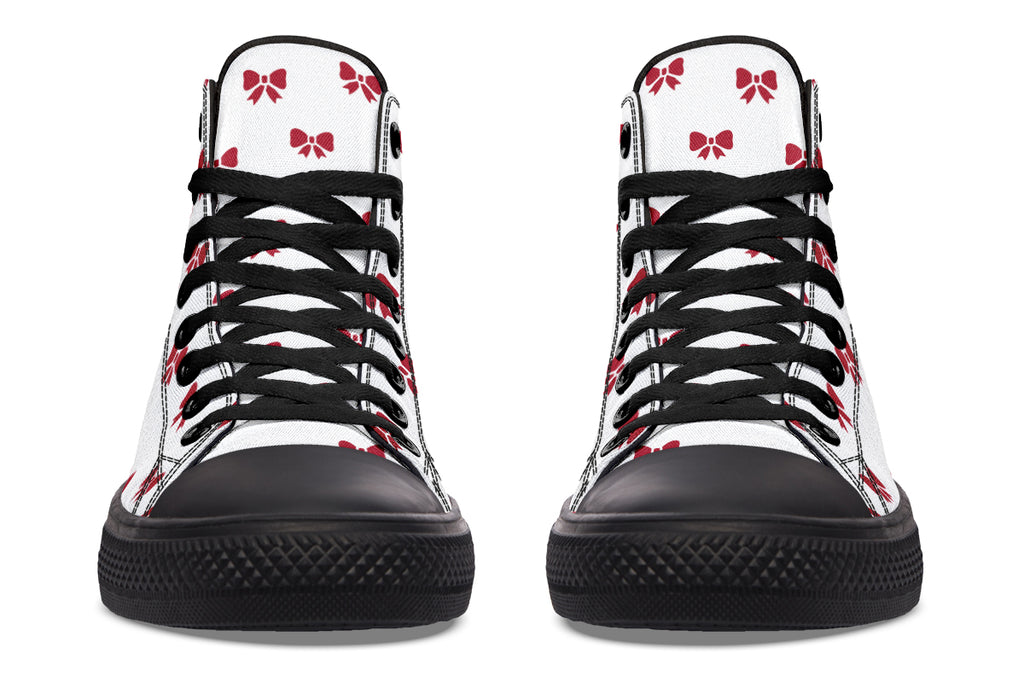 Ribbon Red on White