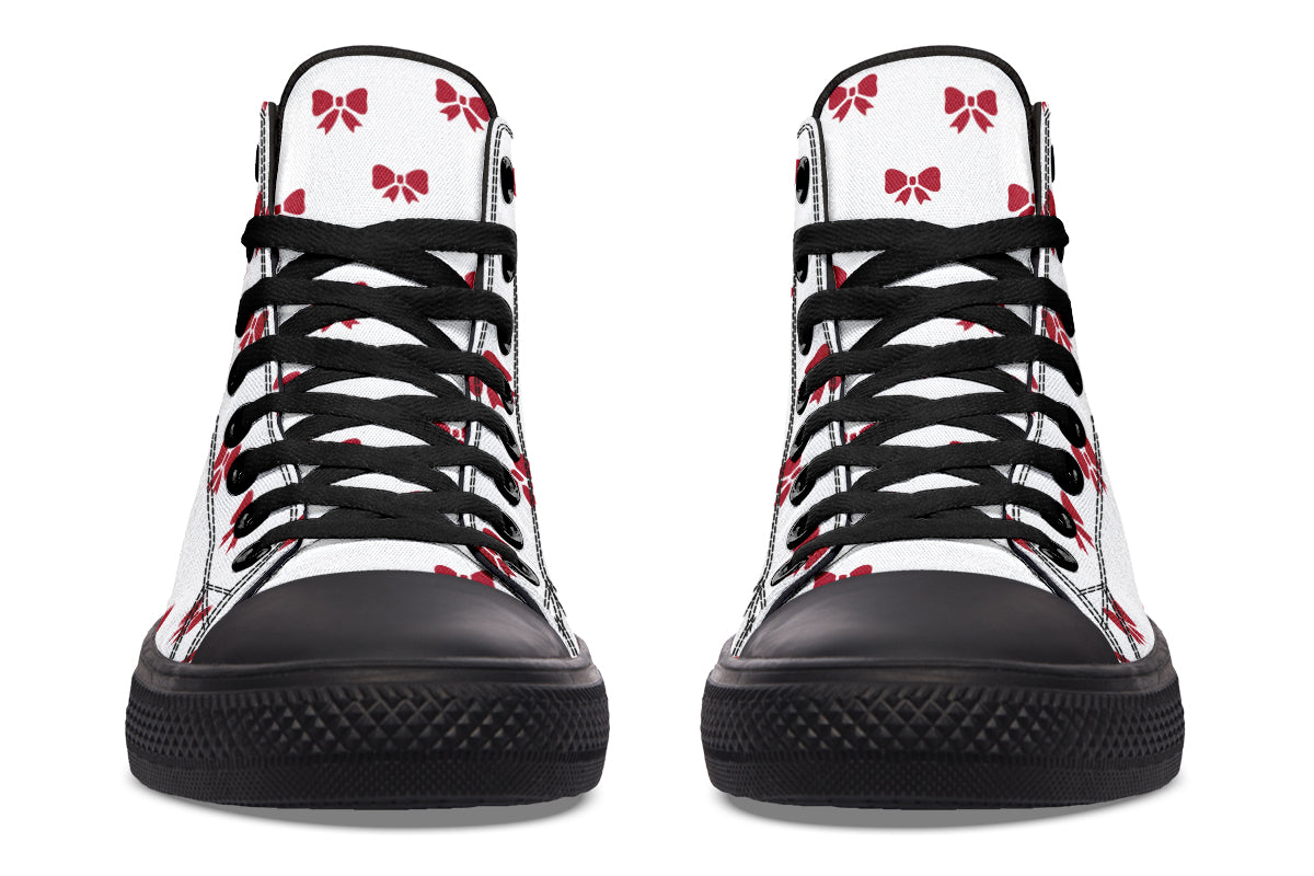 Ribbon Red on White