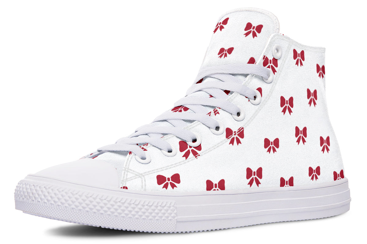 Ribbon Red on White