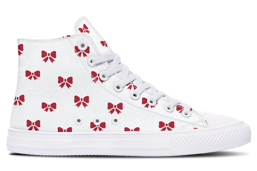 Ribbon Red on White