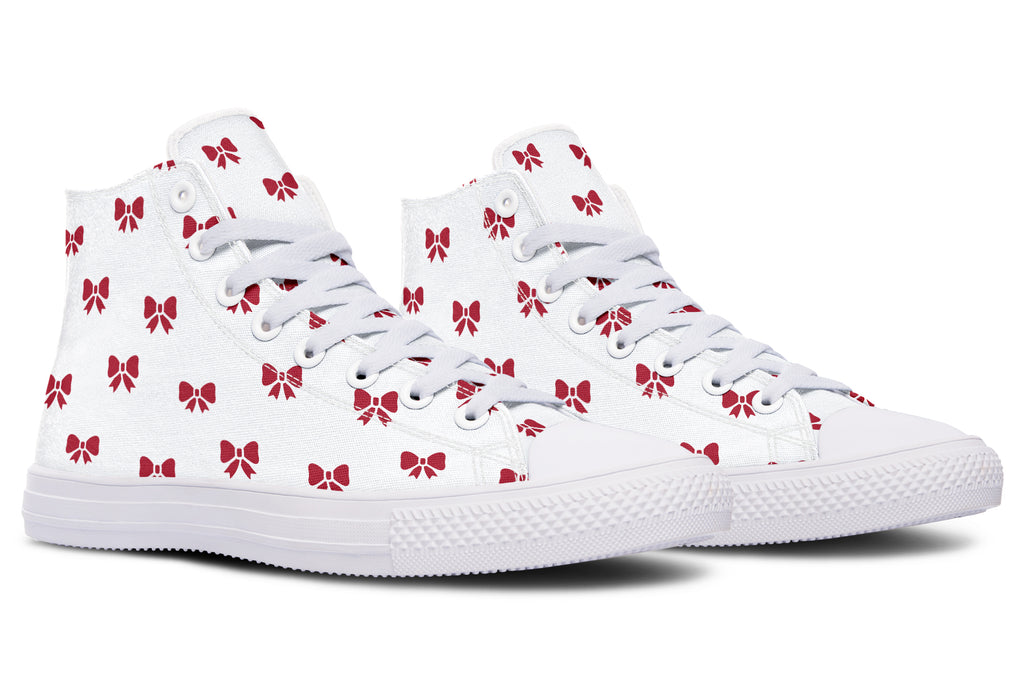 Ribbon Red on White