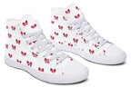 Ribbon Red on White