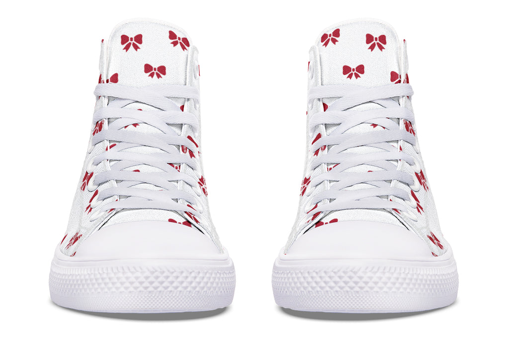Ribbon Red on White