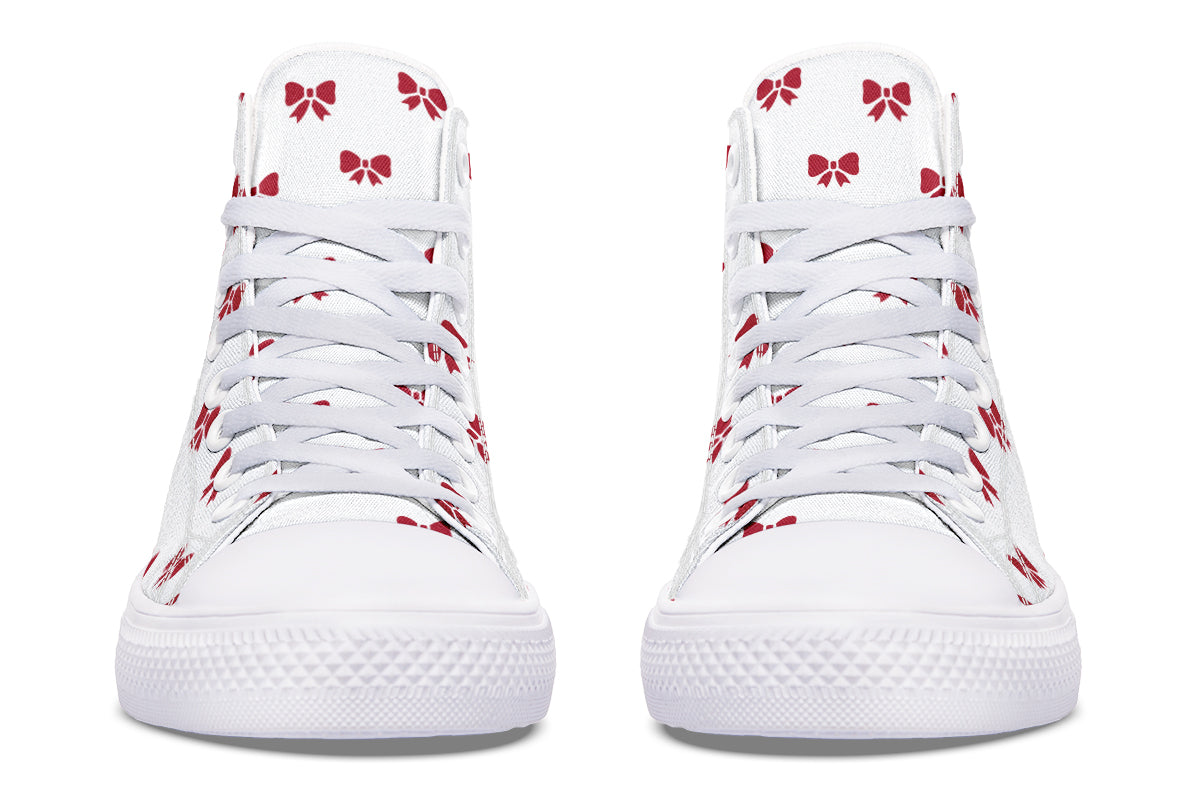 Ribbon Red on White