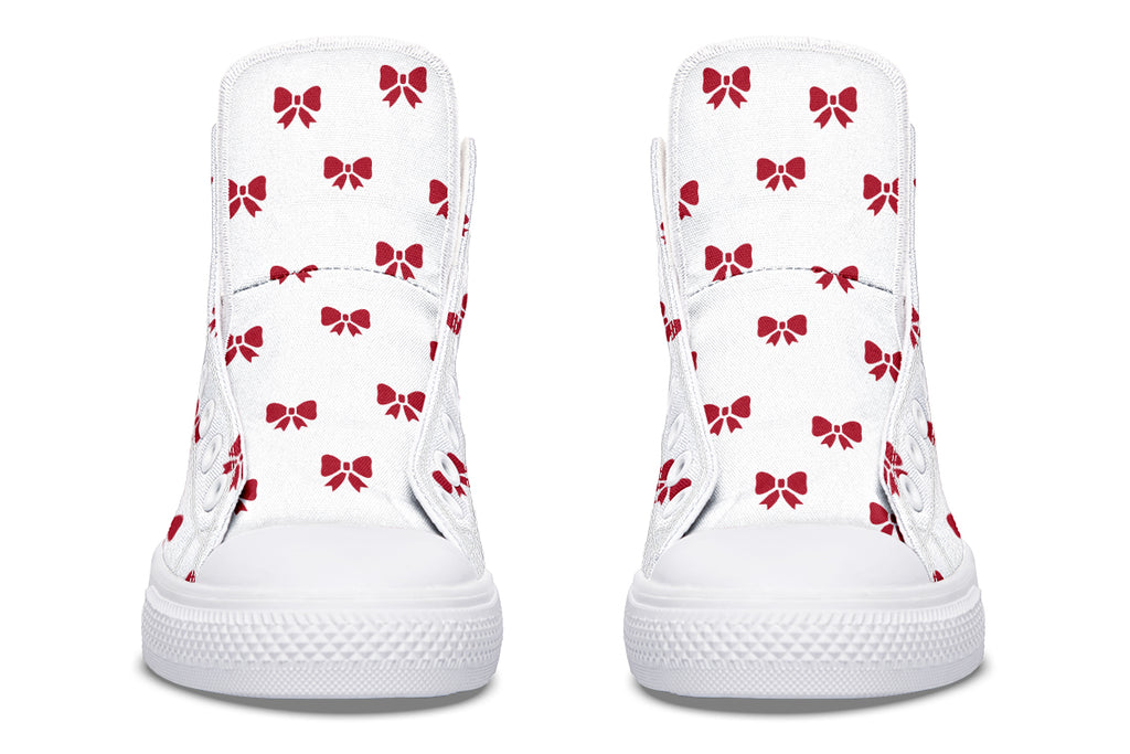 Ribbon Red on White