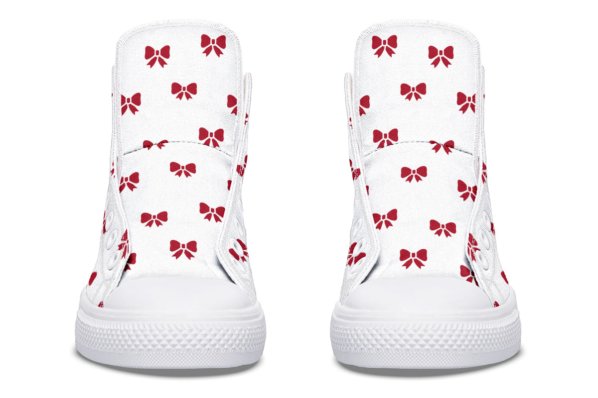 Ribbon Red on White