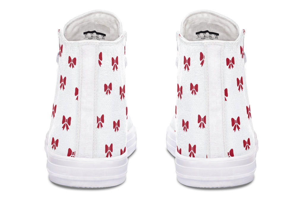 Ribbon Red on White