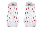 Ribbon Red on White