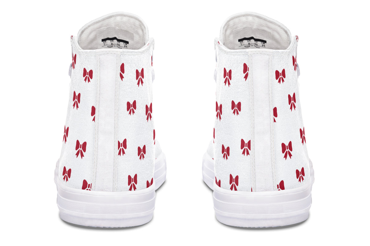 Ribbon Red on White