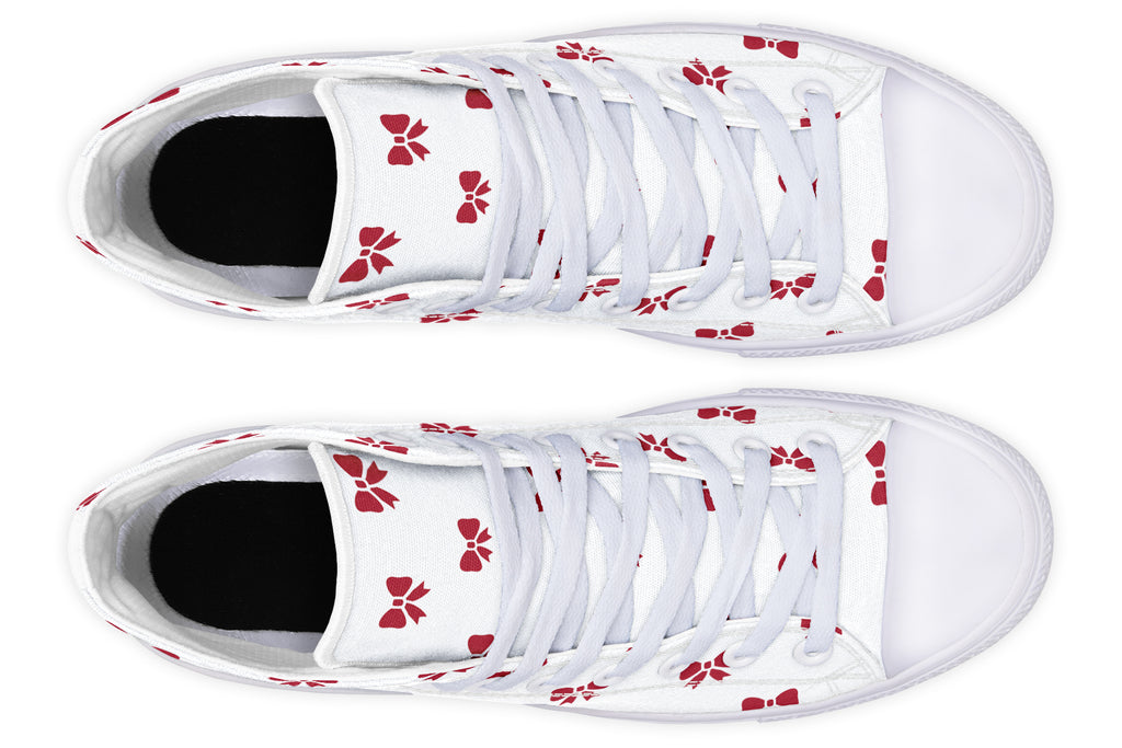 Ribbon Red on White