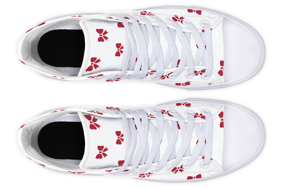 Ribbon Red on White