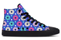 Royal Blue Retro Daisies