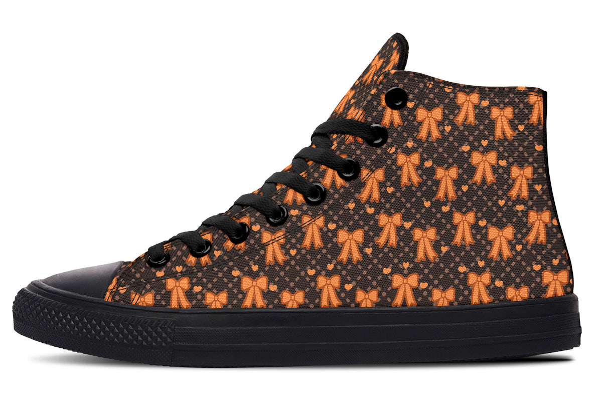 Tangerine Bows on Cocoa
