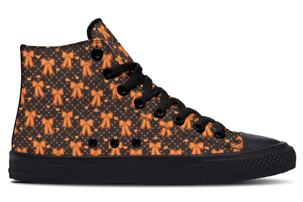 Tangerine Bows on Cocoa