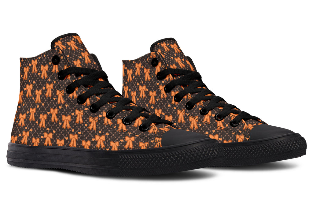 Tangerine Bows on Cocoa