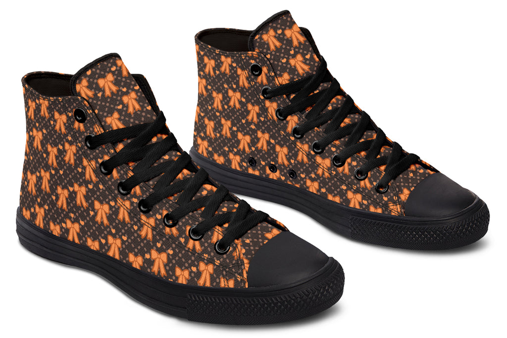 Tangerine Bows on Cocoa