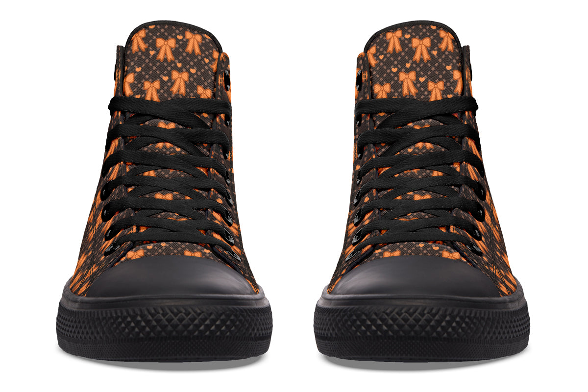 Tangerine Bows on Cocoa