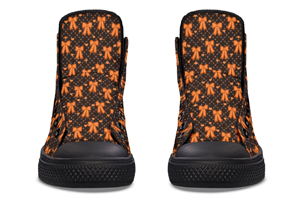Tangerine Bows on Cocoa