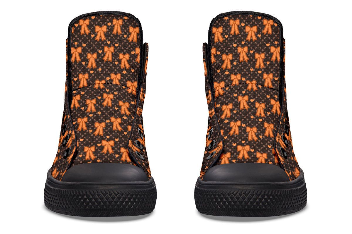 Tangerine Bows on Cocoa