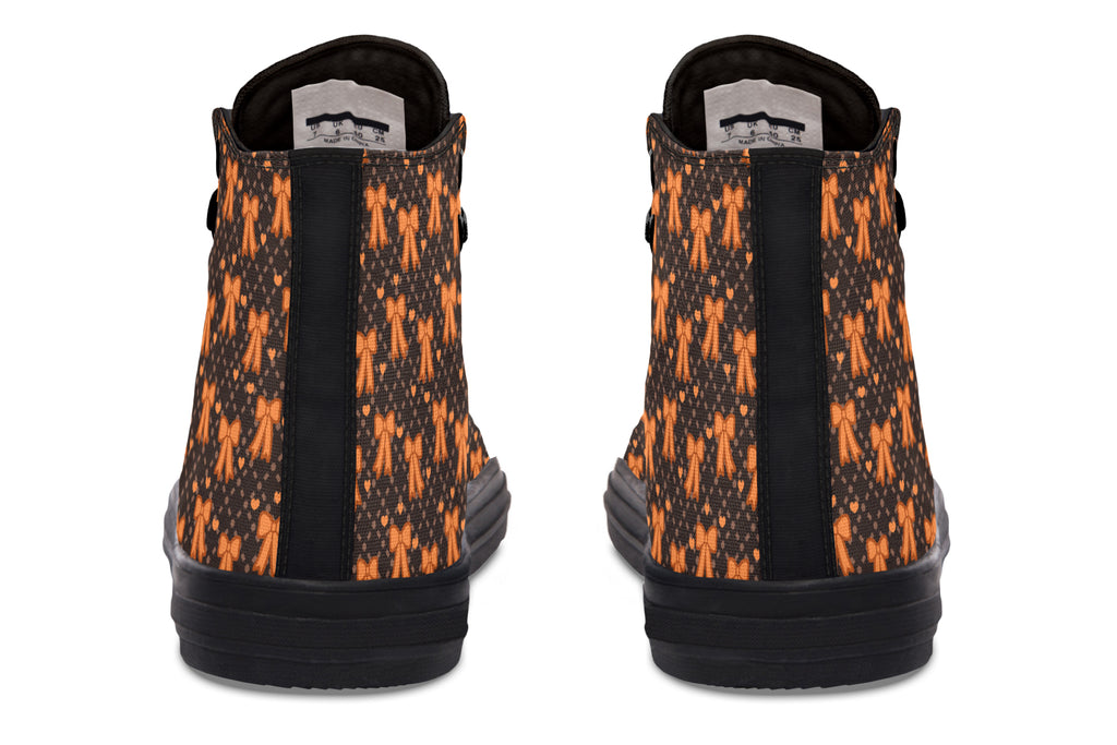 Tangerine Bows on Cocoa