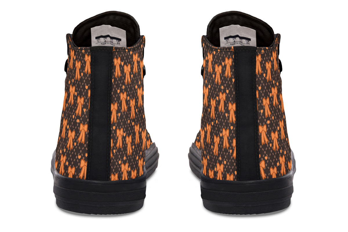 Tangerine Bows on Cocoa