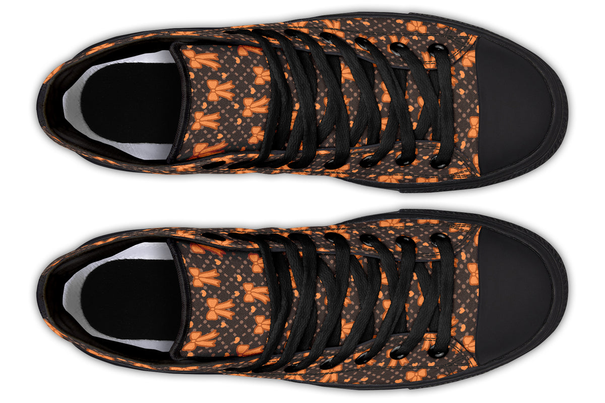 Tangerine Bows on Cocoa