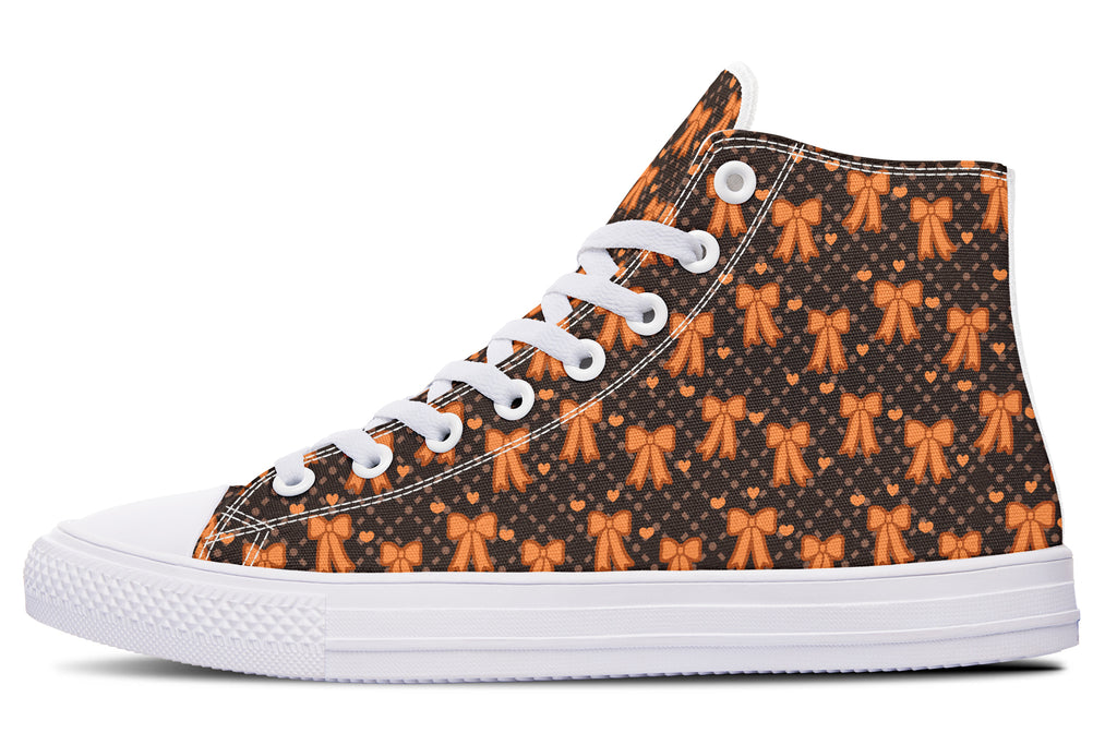 Tangerine Bows on Cocoa
