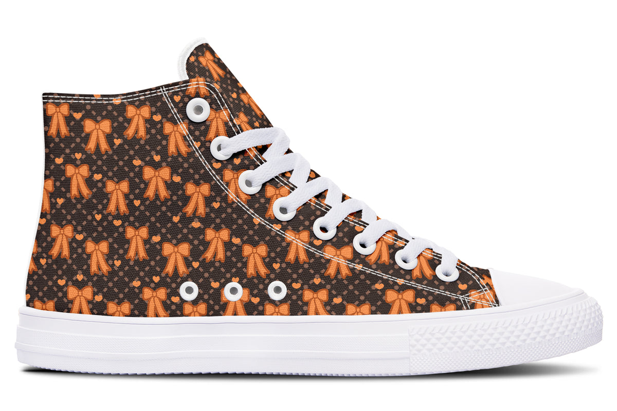 Tangerine Bows on Cocoa