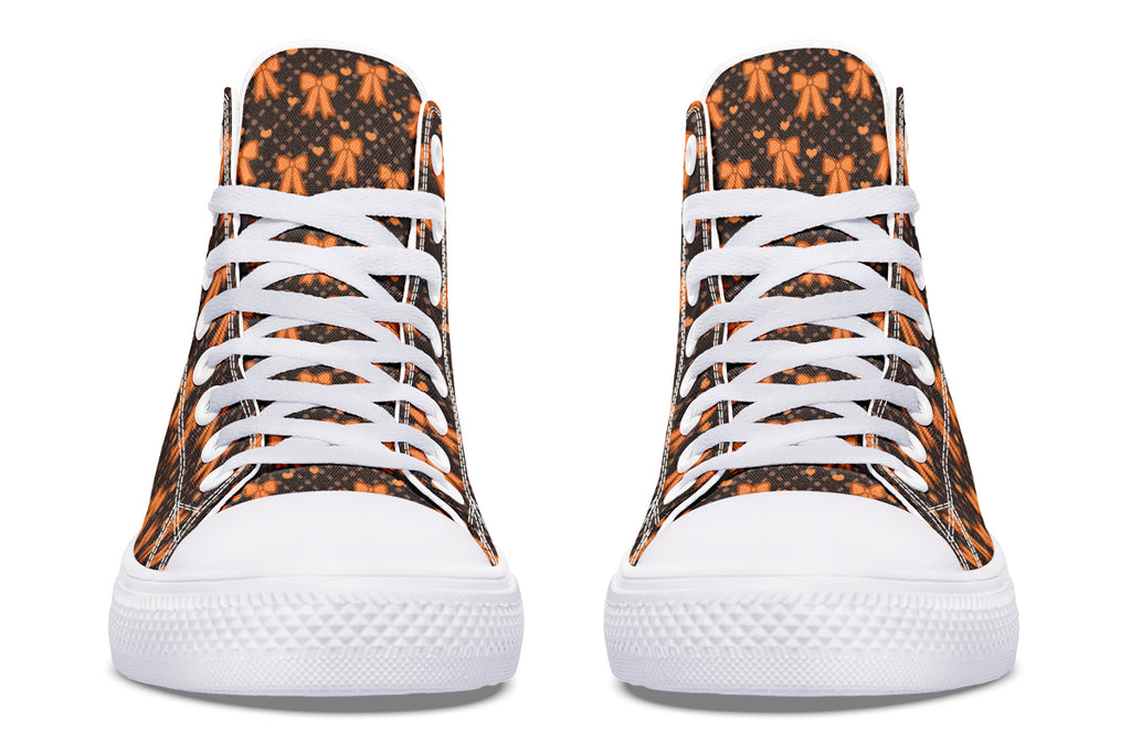 Tangerine Bows on Cocoa