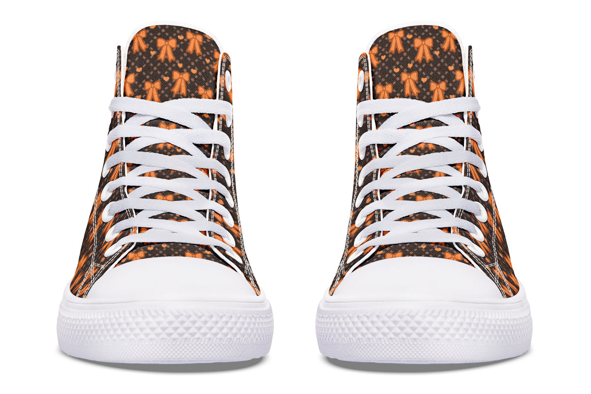 Tangerine Bows on Cocoa
