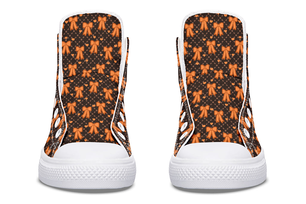 Tangerine Bows on Cocoa