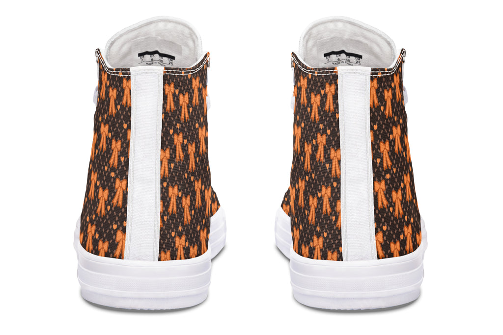 Tangerine Bows on Cocoa