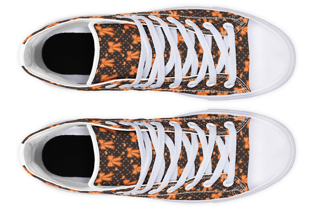 Tangerine Bows on Cocoa