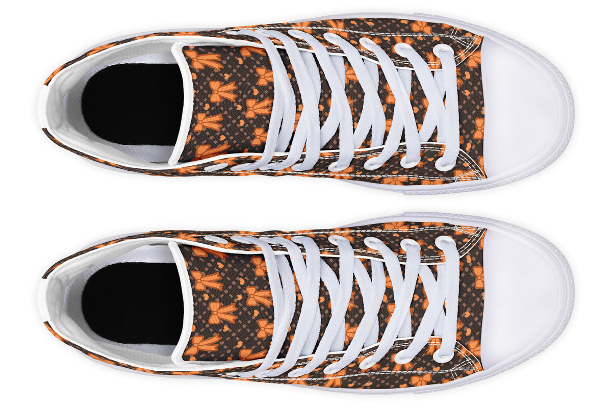 Tangerine Bows on Cocoa