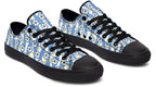 Blue Daisy Stripe
