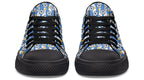 Blue Daisy Stripe