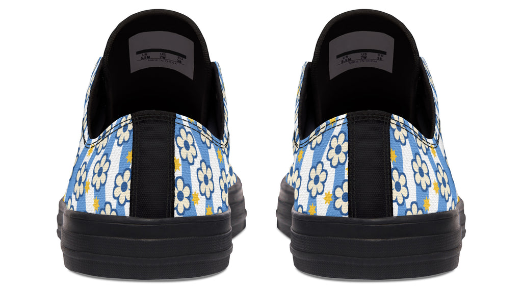 Blue Daisy Stripe