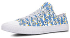 Blue Daisy Stripe