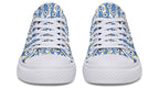 Blue Daisy Stripe