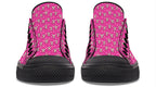 Cream Bows on Hot Pink