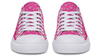 Cream Bows on Hot Pink
