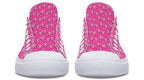 Cream Bows on Hot Pink